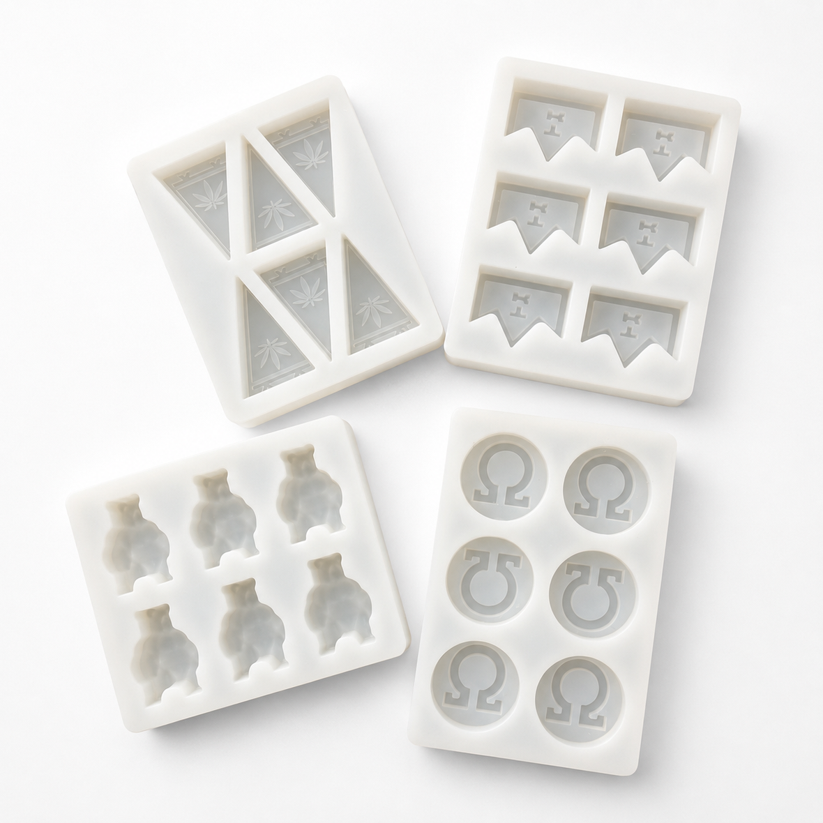 Custom silicone gummy molds portfolio for supplement and candy brands